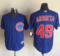 Chicago Cubs -49 Jake Arrieta Blue New Cool Base Stitched MLB Jersey Chicago Cubs -49 Jake Arrieta Blue New Cool Base Stitched MLB Jersey