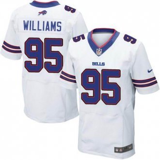 Nike Buffalo Bills -95 Kyle Williams White NFL New Elite Jersey
