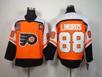 Philadelphia Flyers -88 Eric Lindros Orange CCM Throwback Stitched NHL Jersey Philadelphia Flyers -88 Eric Lindros Orange CCM Throwback Stitched NHL Jersey