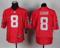 Nike Oakland Raiders #8 Matt Schaub Red Men's Stitched NFL Elite QB Practice Jersey Nike Oakland Raiders #8 Matt Schaub Red Men's Stitched NFL Elite QB Practice Jersey