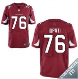 Nike Arizona Cardinals -76 Iupati Jersey Red Elite Home Jersey