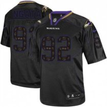 Nike Ravens -92 Haloti Ngata New Lights Out Black Men Stitched NFL Elite Jersey Nike Ravens -92 Haloti Ngata New Lights Out Black Men Stitched NFL Elite Jersey