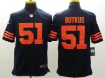 Nike Chicago Bears -51 Dick Butkus Navy Blue 1940s Throwback NFL Limited Jersey Nike Chicago Bears -51 Dick Butkus Navy Blue 1940s Throwback NFL Limited Jersey
