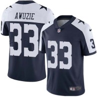 Nike Cowboys -33 Chidobe Awuzie Navy Blue Thanksgiving Stitched NFL Vapor Untouchable Limited Throwb