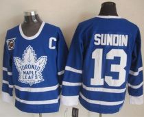 Toronto Maple Leafs -13 Mats Sundin Blue 75th CCM Throwback Stitched NHL Jersey Toronto Maple Leafs -13 Mats Sundin Blue 75th CCM Throwback Stitched NHL Jersey