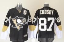 Pittsburgh Penguins -87 Sidney Crosby Black Stitched NHL Jersey Pittsburgh Penguins -87 Sidney Crosby Black Stitched NHL Jersey