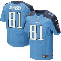 Nike Titans -81 Andre Johnson Light Blue Team Color Stitched NFL Elite Jersey Nike Titans -81 Andre Johnson Light Blue Team Color Stitched NFL Elite Jersey