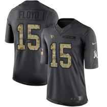 Arizona Cardinals -15 Michael Floyd Nike Anthracite 2016 Salute to Service Jersey
