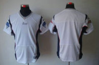 Nike Patriots Blank White Stitched NFL Elite Jersey
