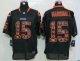 2014 New Nike Chicago Bears 15 Marshall Lights Out Black Elite Jerseys