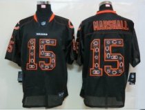 2014 New Nike Chicago Bears 15 Marshall Lights Out Black Elite Jerseys 2014 New Nike Chicago Bears 15 Marshall Lights Out Black Elite Jerseys