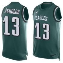 Nike Eagles -13 Nelson Agholor Midnight Green Team Color Stitched NFL Limited Tank Top Jersey Nike Eagles -13 Nelson Agholor Midnight Green Team Color Stitched NFL Limited Tank Top Jersey
