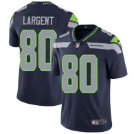 Nike Seahawks -80 Steve Largent Steel Blue Team Color Stitched NFL Vapor Untouchable Limited Jersey