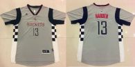 Houston Rockets -13 James Harden Gray Alternate Stitched NBA Jersey