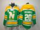 Dallas Stars -20 Dino Ciccarelli Green Sawyer Hooded Sweatshirt Stitched NHL Jersey