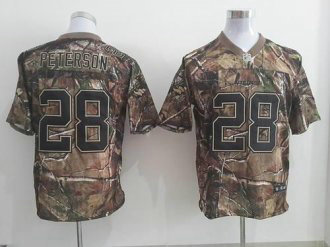 Nike Minnesota Vikings 28 Adrian Peterson Camo NFL Realtree Elite Jersey