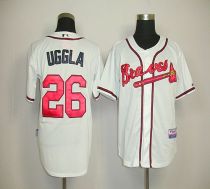 Atlanta Braves #26 Dan Uggla White Home Cool Base Stitched MLB Jersey Atlanta Braves #26 Dan Uggla White Home Cool Base Stitched MLB Jersey