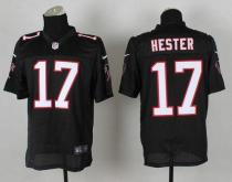 Nike Falcons -17 Devin Hester Black Alternate Men's Stitched NFL Elite Jersey Nike Falcons -17 Devin Hester Black Alternate Men's Stitched NFL Elite Jersey