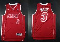 Miami Heat -3 Dwyane Wade Red Pride Swingman Stitched NBA Jersey Miami Heat -3 Dwyane Wade Red Pride Swingman Stitched NBA Jersey