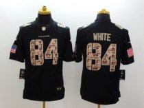 Nike Falcons 84 Roddy White Black NFL Limited Salute to Service Jersey Nike Falcons 84 Roddy White Black NFL Limited Salute to Service Jersey