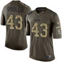 Nike Philadelphia Eagles -43 Darren Sproles Green Stitched NFL Limited Salute to Service Jersey Nike Philadelphia Eagles -43 Darren Sproles Green Stitched NFL Limited Salute to Service Jersey