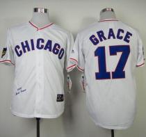 Mitchell And Ness 1968 Chicago Cubs -17 Mark Grace White Throwback Stitched MLB Jersey Mitchell And Ness 1968 Chicago Cubs -17 Mark Grace White Throwback Stitched MLB Jersey