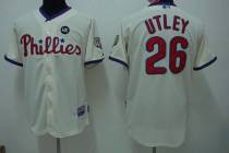 Philadelphia Phillies #26 Chase Utley Stitched Cream MLB Jersey Philadelphia Phillies #26 Chase Utley Stitched Cream MLB Jersey