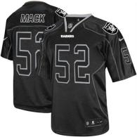 Nike Oakland Raiders #52 Khalil Mack Lights Out Black Men's Stitched NFL Elite Jersey
