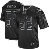 Nike Oakland Raiders #52 Khalil Mack Lights Out Black Men's Stitched NFL Elite Jersey Nike Oakland Raiders #52 Khalil Mack Lights Out Black Men's Stitched NFL Elite Jersey