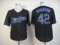 Los Angeles Dodgers -42 Jackie Robinson Black Fashion Stitched MLB Jersey Los Angeles Dodgers -42 Jackie Robinson Black Fashion Stitched MLB Jersey