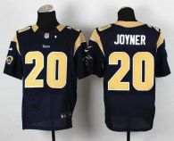 Nike St Louis Rams -20 Lamarcus Joyner Navy Blue Team Color Men's Stitched NFL Elite Jersey