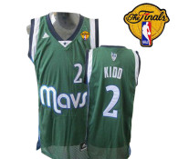 Dallas Mavericks 2011 Finals Patch -2 Jason Kidd Green Revolution 30 Stitched NBA Jersey