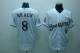 Milwaukee Brewers -8 Ryan Braun Stitched White MLB Jersey
