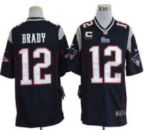 Nike Patriots -12 Tom Brady Navy Blue Team Color With C Patch Stitched NFL Game Jersey Nike Patriots -12 Tom Brady Navy Blue Team Color With C Patch Stitched NFL Game Jersey