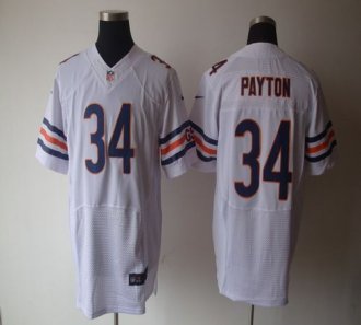 Nike Bears -34 Walter Payton White Stitched NFL Elite Jersey