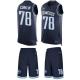 Titans -78 Jack Conklin Navy Blue Alternate Stitched NFL Limited Tank Top Suit Jersey