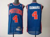 Detroit Pistons -4 Joe Dumars Blue Throwback Stitched NBA Jersey Detroit Pistons -4 Joe Dumars Blue Throwback Stitched NBA Jersey