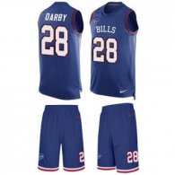 Bills #28 Ronald Darby Royal Blue Team Color Stitched NFL Limited Tank Top Suit Jersey