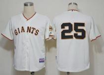 San Francisco Giants #25 Barry Bonds Cream Cool Base Stitched MLB Jersey