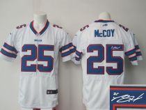Nike Bills -25 LeSean McCoy White Men's Stitched NFL Elite Autographed Jersey Nike Bills -25 LeSean McCoy White Men's Stitched NFL Elite Autographed Jersey