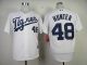 Detroit Tigers #48 Torii Hunter White Los Tigres  Stitched MLB Jersey