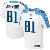 Nike Titans -81 Andre Johnson White Stitched NFL Elite Jersey Nike Titans -81 Andre Johnson White Stitched NFL Elite Jersey