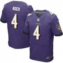 Nike Baltimore Ravens -4 Sam Koch Purple Team Color Stitched NFL New Elite Jersey Nike Baltimore Ravens -4 Sam Koch Purple Team Color Stitched NFL New Elite Jersey