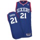 Revolution 30 Philadelphia 76ers -21 Joel Embiid Blue Stitched NBA Jersey