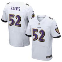 Nike Ravens -52 Ray Lewis White Men's Stitched NFL New Elite Jersey Nike Ravens -52 Ray Lewis White Men's Stitched NFL New Elite Jersey