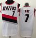 Revolution 30 Portland Trail Blazers -7 Brandon Roy White Stitched NBA Jersey