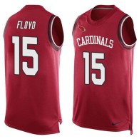 Nike Arizona Cardinals -15 Michael Floyd Red Team Color Stitched NFL Limited Tank Top Jersey