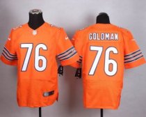 Nike Chicago Bears-76 Eddie Goldman Orange Alternate Stitched NFL Elite Jersey Nike Chicago Bears-76 Eddie Goldman Orange Alternate Stitched NFL Elite Jersey