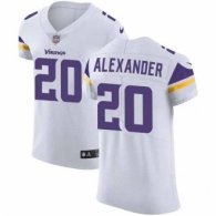 Nike Vikings -20 Mackensie Alexander White Stitched NFL Vapor Untouchable Elite Jersey