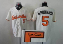 Autographed MLB Baltimore Orioles #5 Brooks Robinson White Cool Base Stitched Jersey Autographed MLB Baltimore Orioles #5 Brooks Robinson White Cool Base Stitched Jersey